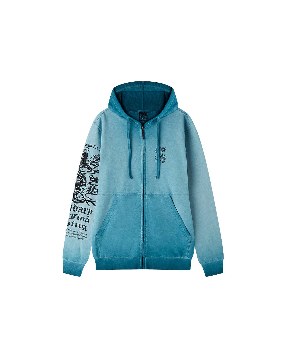 Scorpion Bay – Engroshandel Hættetrøje - Herre – Hættetrøje med lynlås "Escudo de Armas" til mænd0