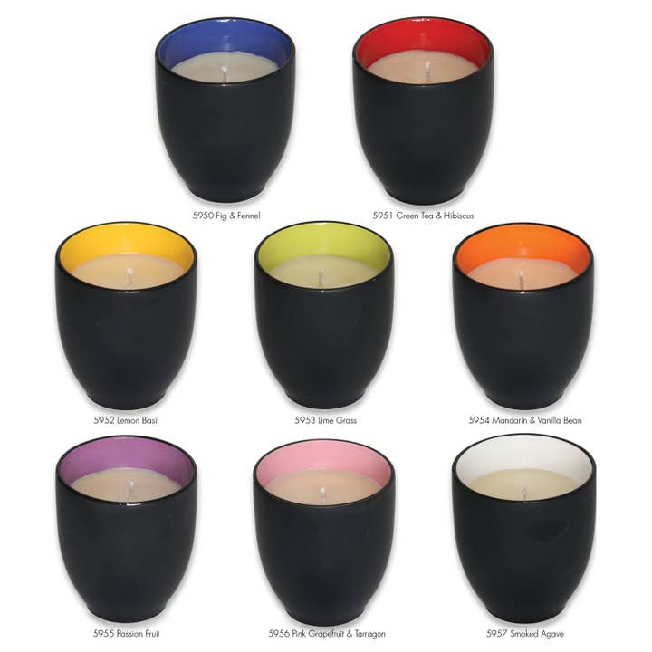 Classic Ceramic Candles for wholesale by Acadian Candle Company
