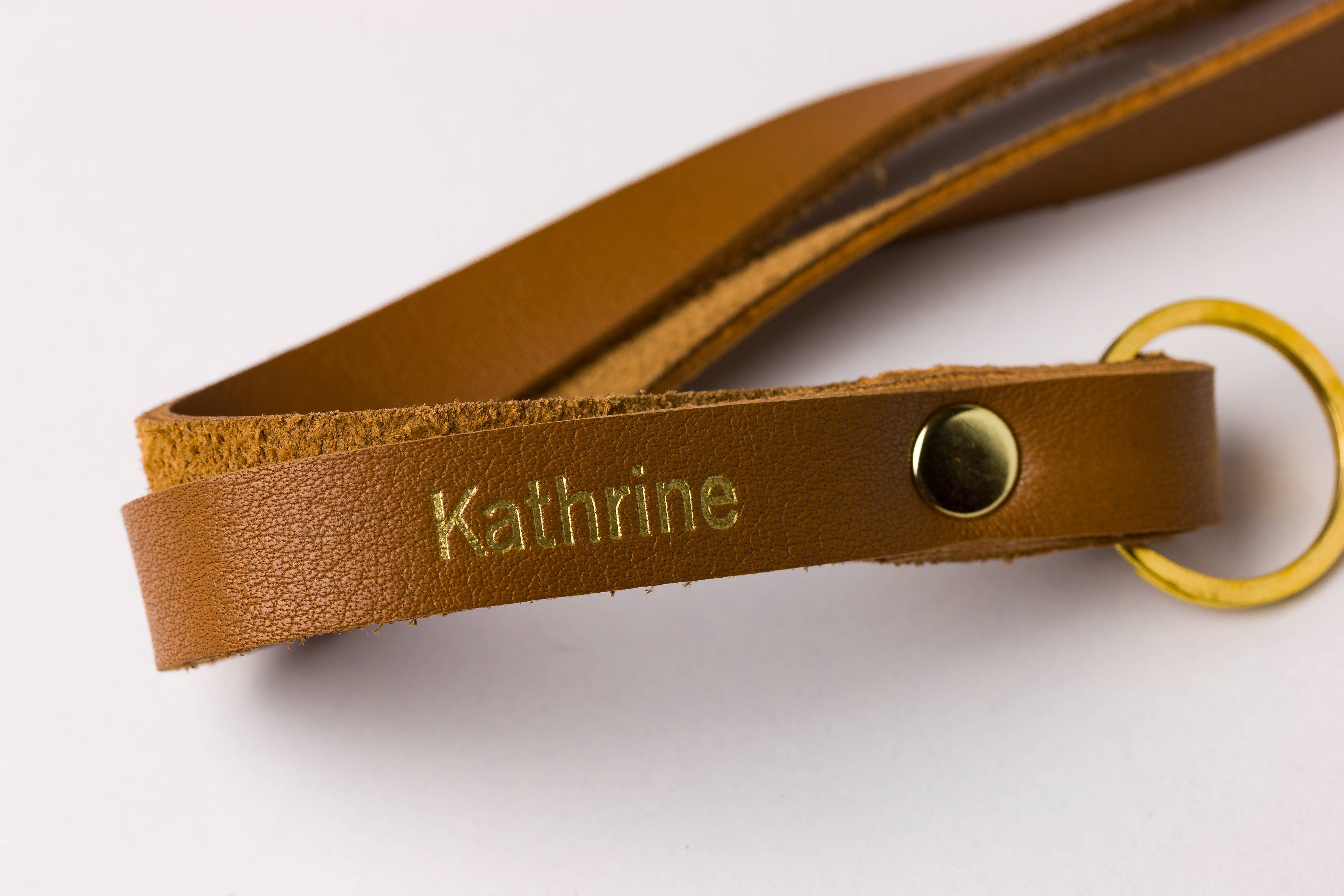 Keyaiira – wholesale Lanyard – Women’s – Skinny Leather Lanyard [Customizable]3