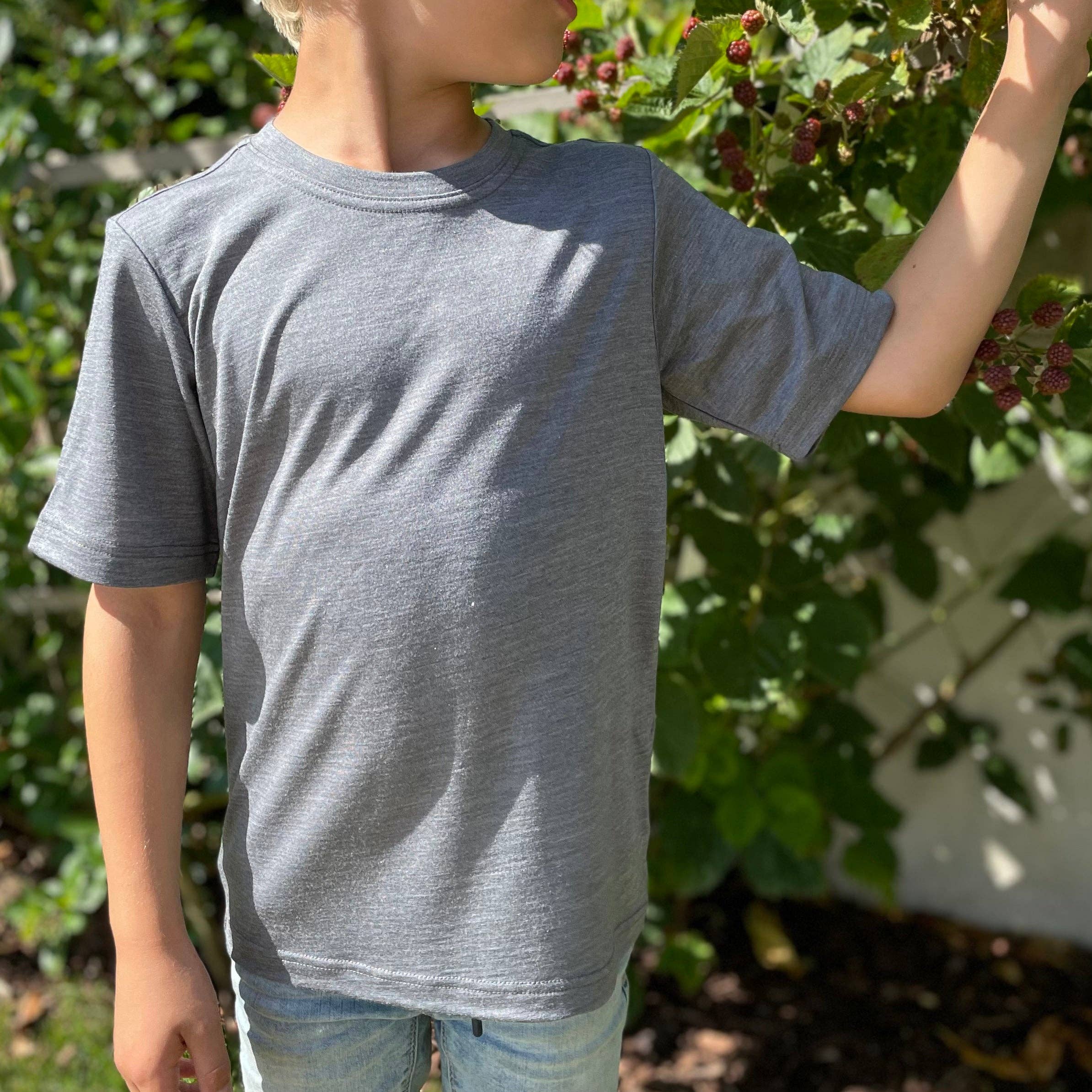 Glückskind - Wholesale T-Shirt - Kids - Kind Rock T-shirt, merino wool & silk (BIO/GOTS)2