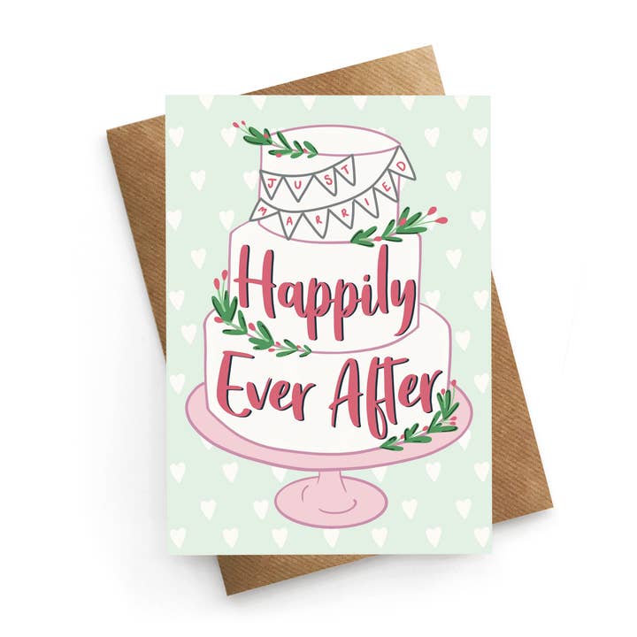 Carte de mariage Happily Ever After pour la vente par STUCK SHOP GIFTS