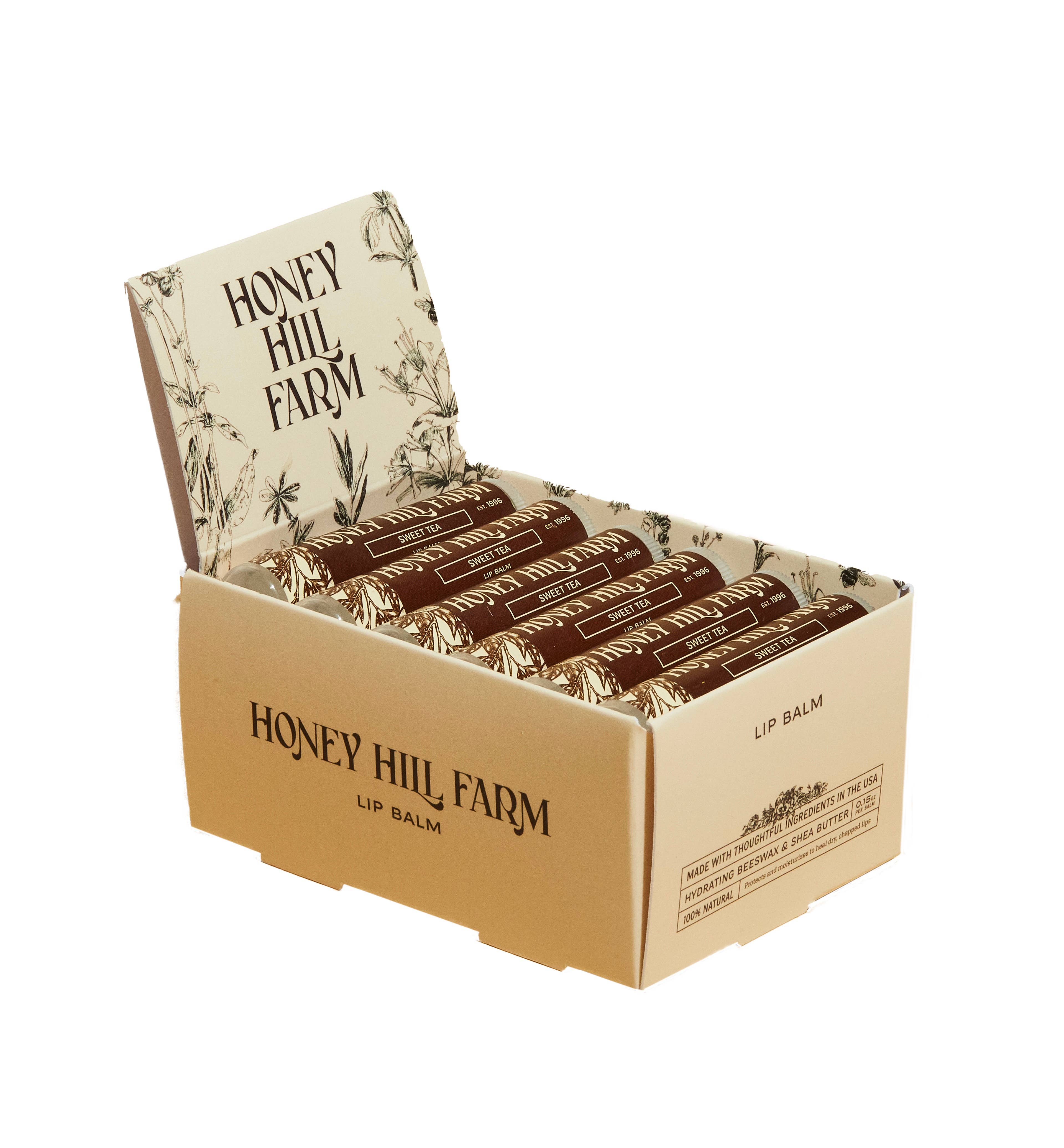 Honey Hill Farm - Wholesale Lip Balm - Lip Balm - 18pk - Sweet Tea