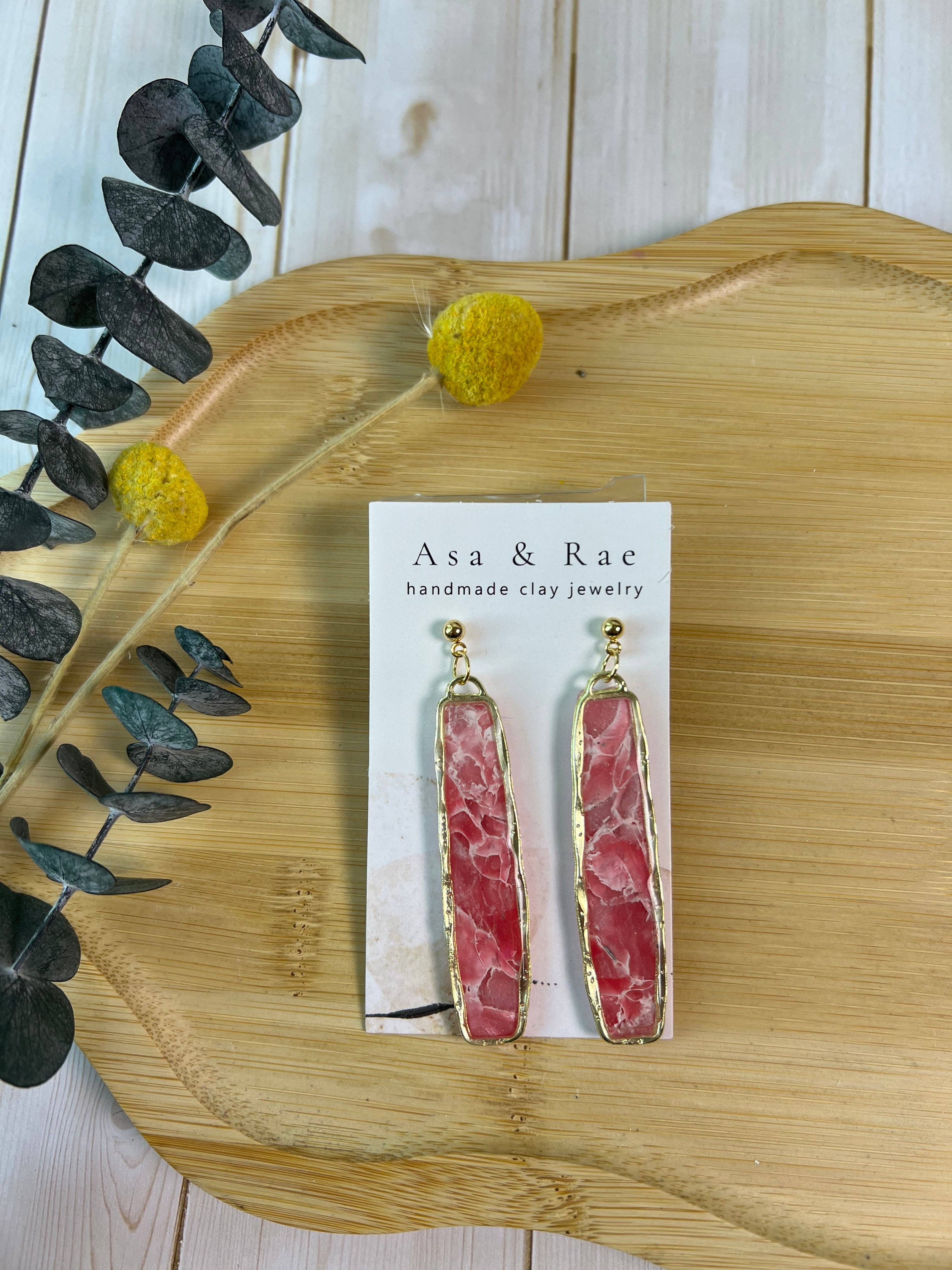 Asa&Rae - Wholesale Dangle Earrings - Oblong Rectangle Dangle8