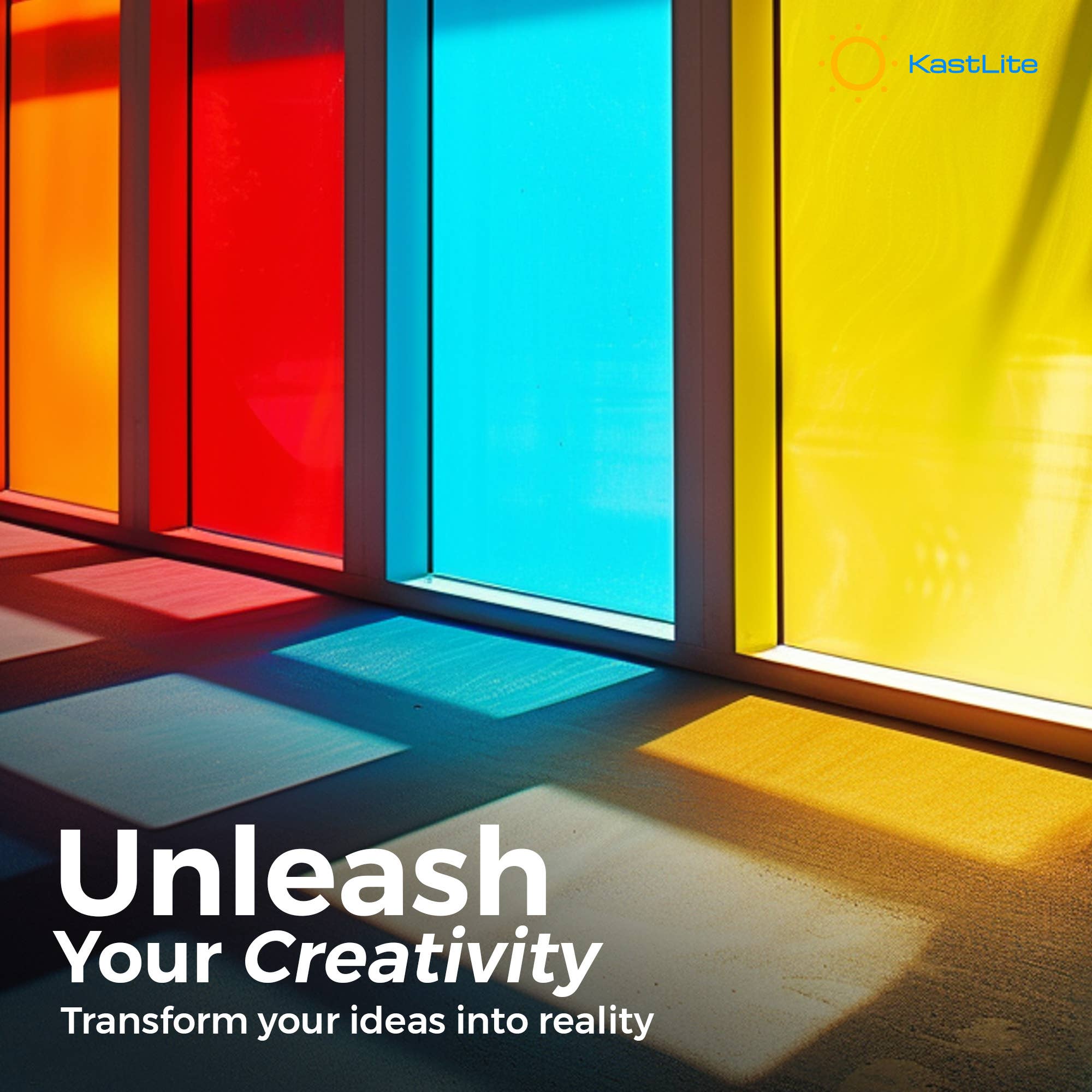 KastLite - Wholesale DIY Craft Kit - KastLite Colored Acrylic Sheets, 1/8" Thick Plexiglass, 2PCS17