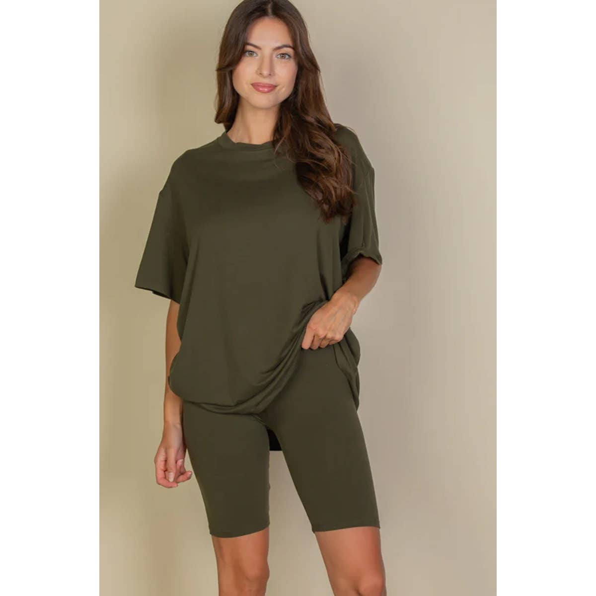 HiteJeans – wholesale Top & short set (NOT loungewear) – Women’s – TWO PIECE TOP BIKER SHORTS SET20