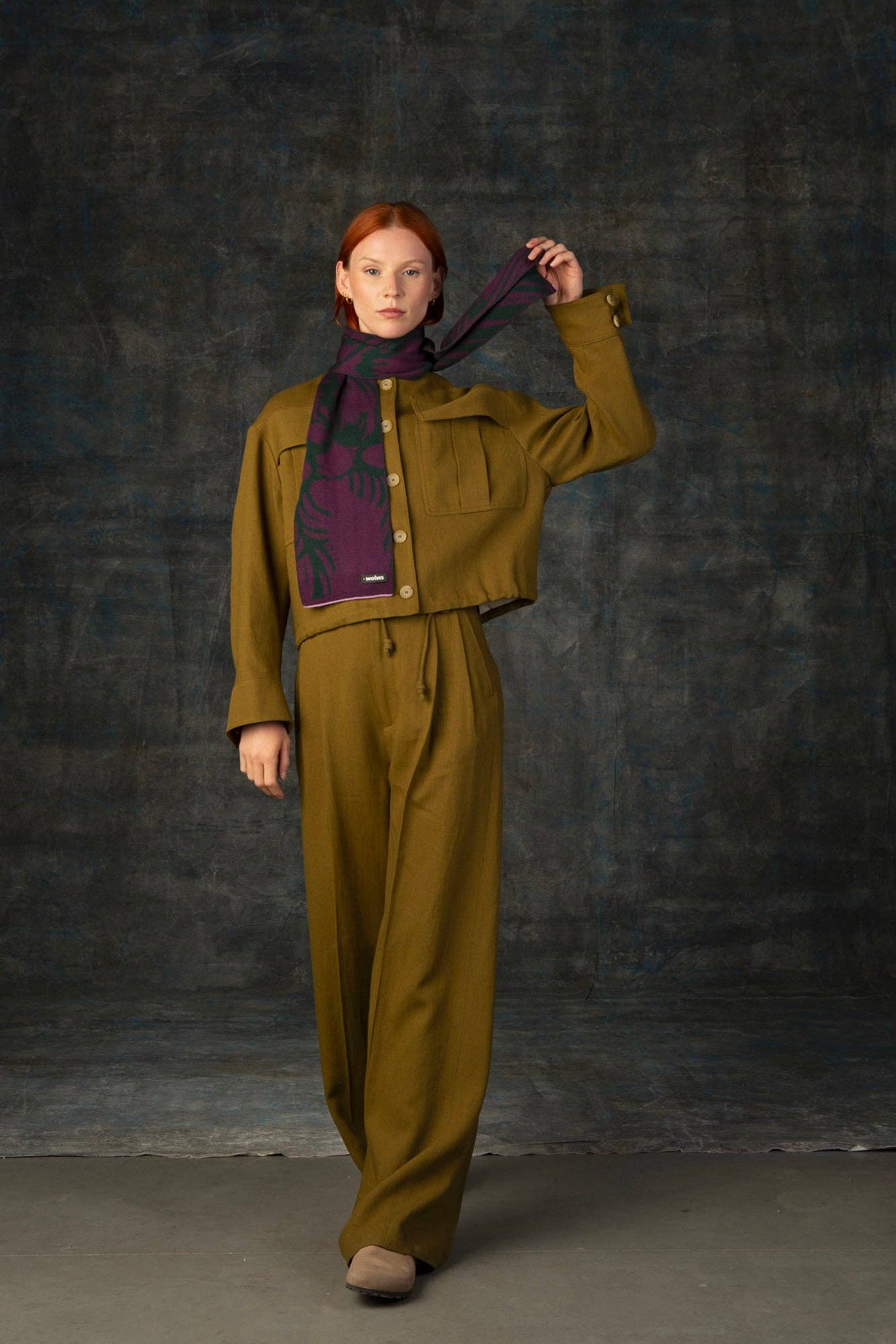 Wolvis - Vendita all'ingrosso Sciarpa - Donna - Uva Cerura • mini0