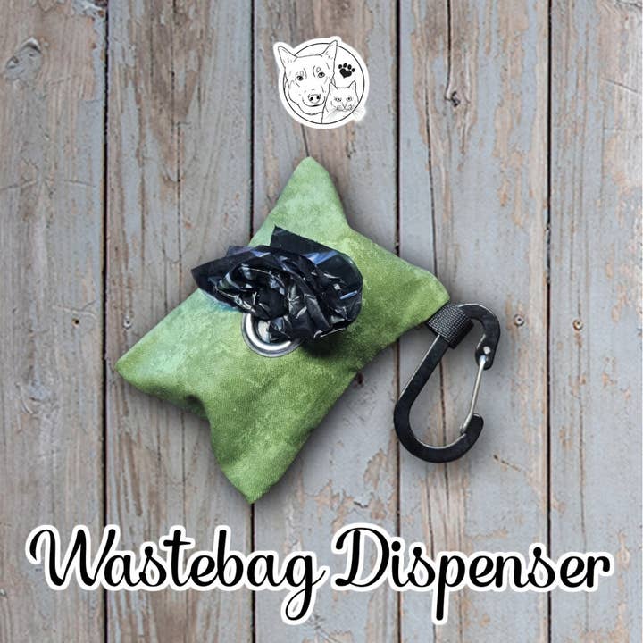 Pastel Olive Green Waste Bag Dispenser for wholesale by Simply Inspire Pets