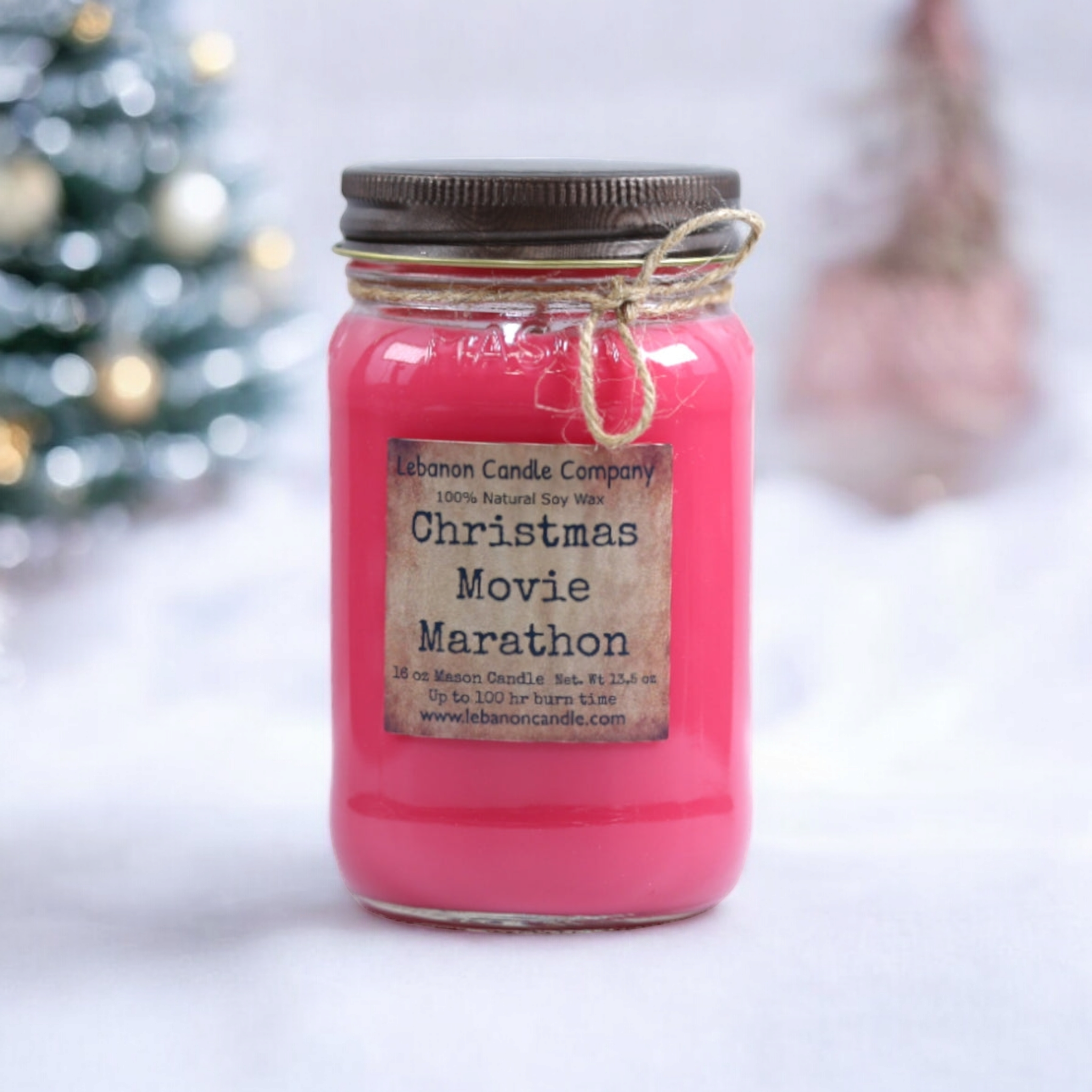 Lebanon Candle Company – wholesale Jar/filled candle – Christmas Movie Marathon Candle4