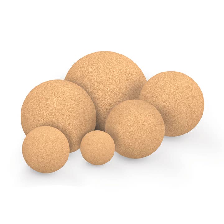 Kugler lavet af kork - legetøj til børn for engroshandel hos ELOU by Valoris