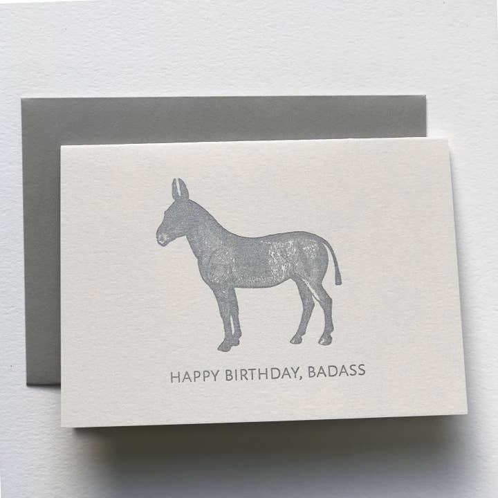 Badass Birthday Card for wholesale by Ice Pond Press
