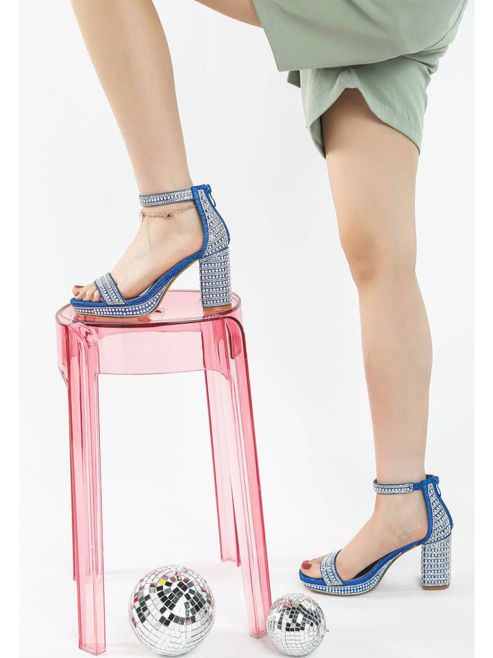Rag Company - Wholesale Sandals - Women's - Mejuri Rhinestones And Pearl Embellished Sandals