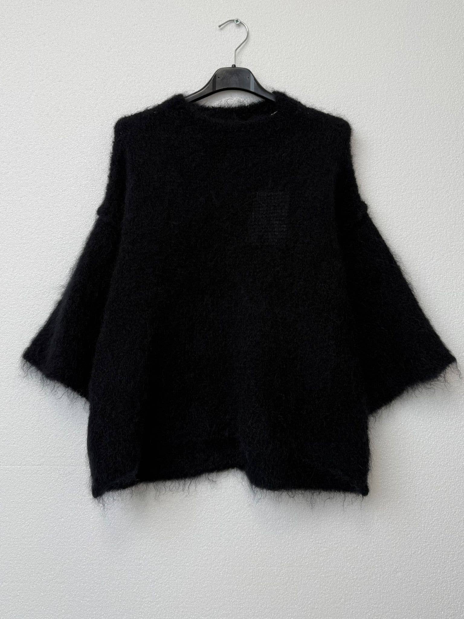 NOELINE - Wholesale Knit Sweater - Women's - 80% kid mohair sweater 302114
