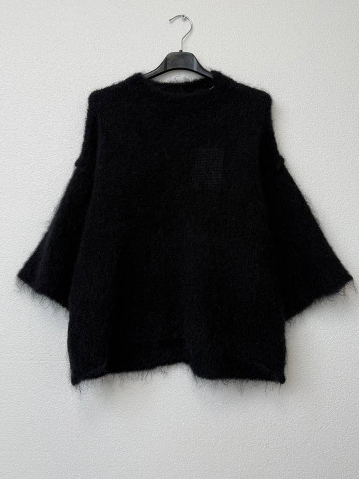 NOELINE - Wholesale Knit Sweater - Women's - 80% kid mohair sweater 302114