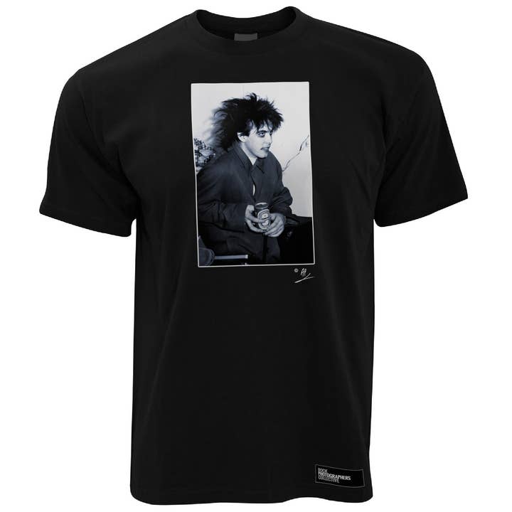 The Cure, Robert Smith, Berlin, 1982, AP Men's T-Shirt for wholesale by Rock Photographers Collective