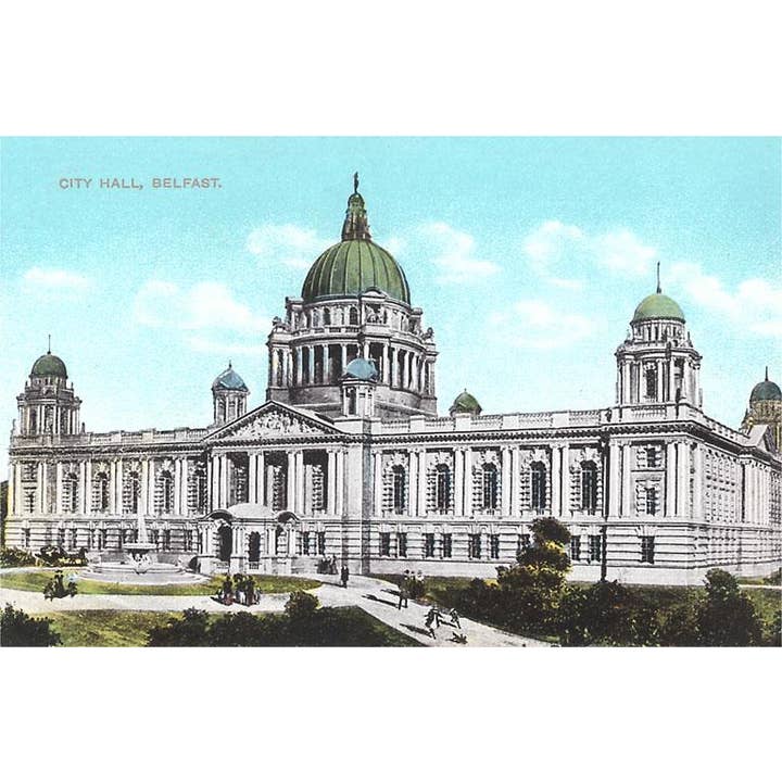 Found Image Press - Wholesale Postcard - Postcard EN-359 City Hall, Belfast, Northern Ireland
