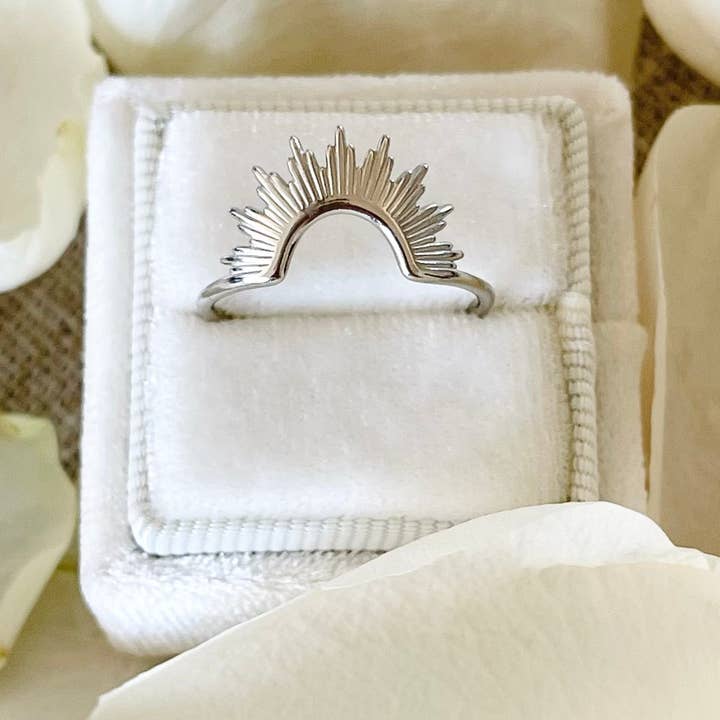 Soluppgångsringen - 925 Sterling Silver för wholesale av Omen Bazaar LLC