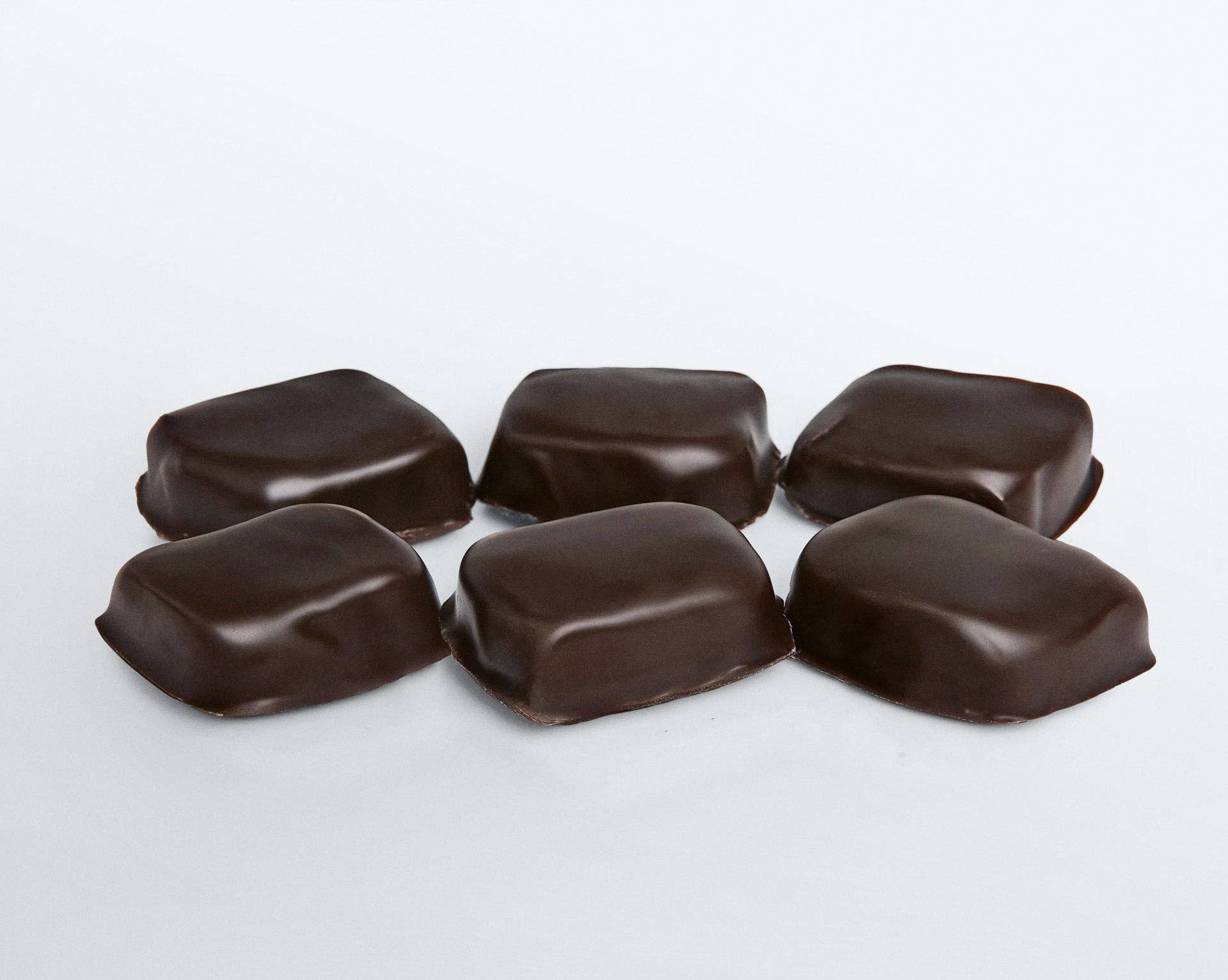 Date Smarter! - Wholesale Chocolate Covered Sweets - Peppermint Chocolate Covered Date Caramels - Case of 122