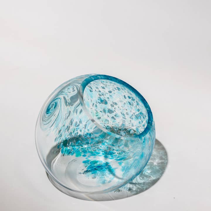 ApricotMint - Wholesale Terrarium - 7" Hand Blown Art Glass Terrarium