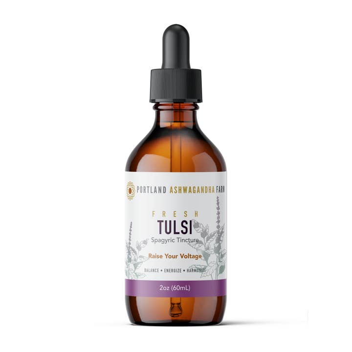 Portland Ashwagandha Farm - Wholesale Tincture - Tulsi - Fresh Spagyric Tincture