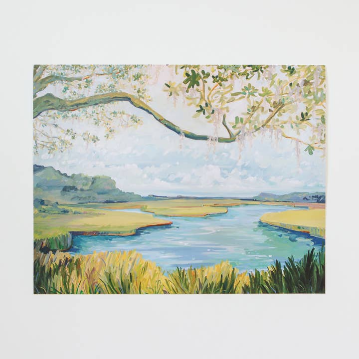 Garden Stroll Limited Edition Print for wholesale by Sarah Jane Tart Art Studio