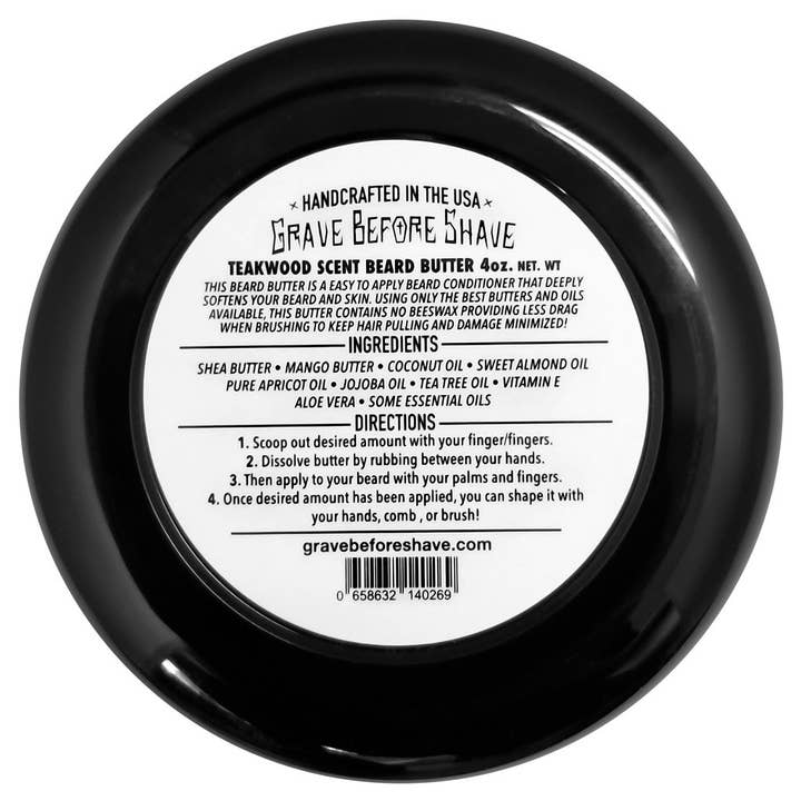 Grave Before Shave – wholesale Beard styling product – Grave Before Shave Beard Butter