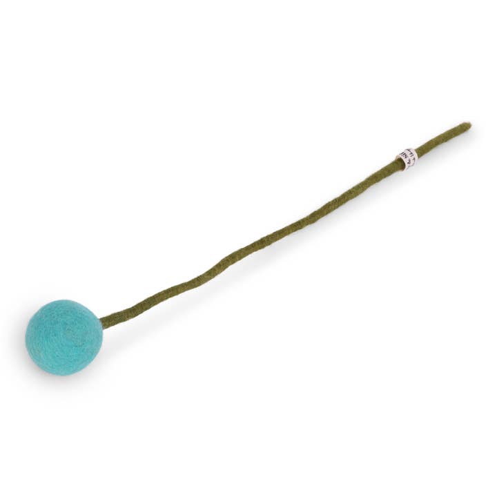 Gry and Sif - Wholesale Decorative Tabletop Object - Flower Bright Turqouise - 1.2 inches