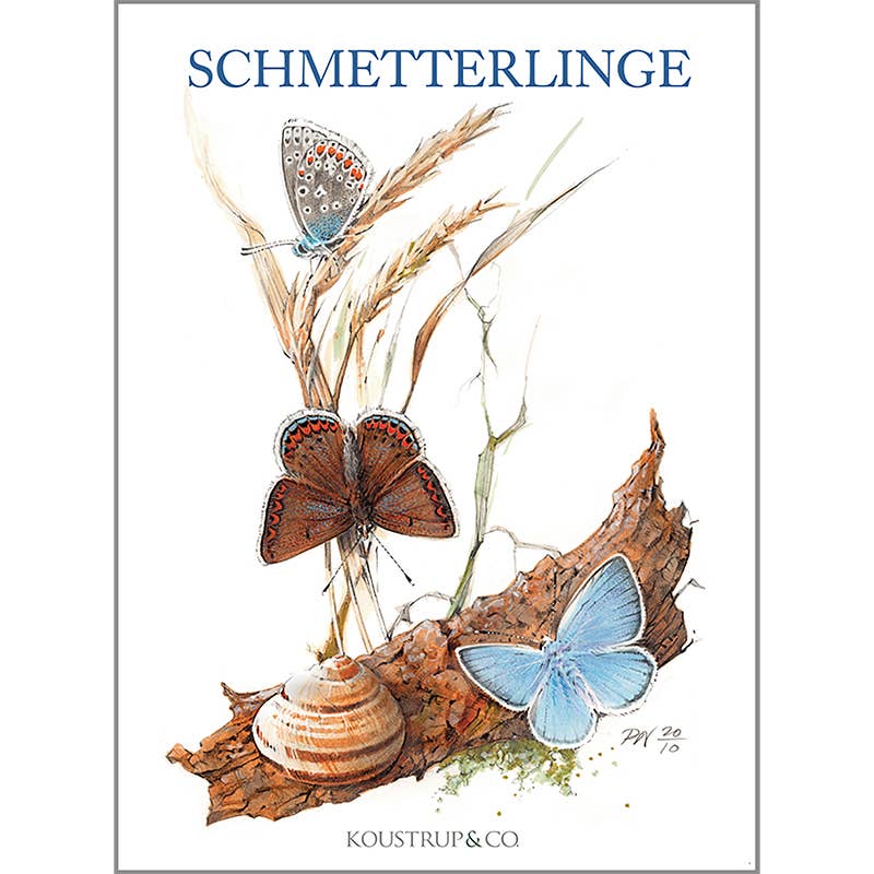 Koustrupco - Wholesale Stationery/Notecard Set - Cardfolder Schmetterlinge - 8 cards w/envelopes (german)3