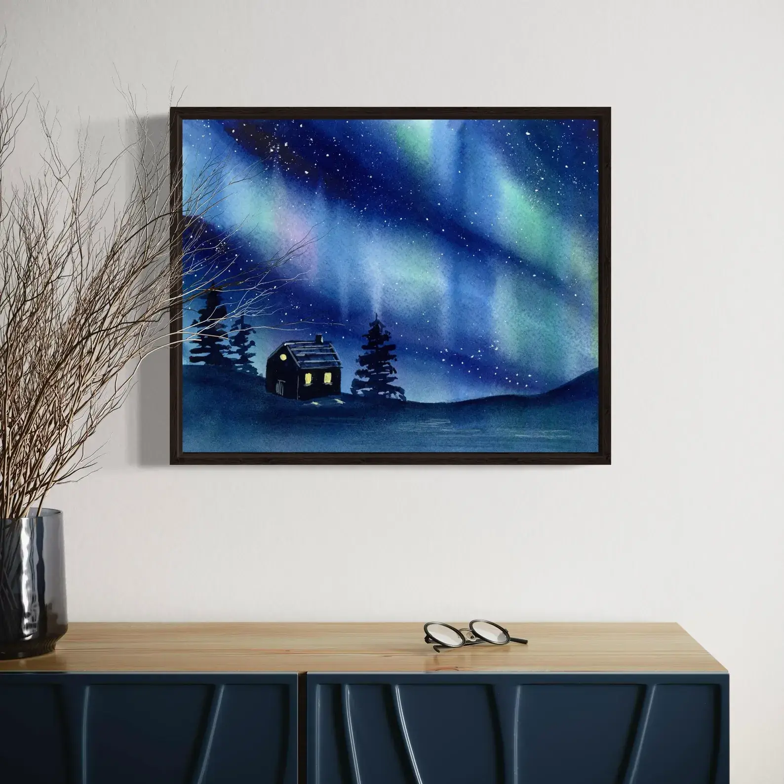 Pintalustika - Joyful Urban Illustrations - Wholesale Art Print - Northern Lights Illustration Art Print5