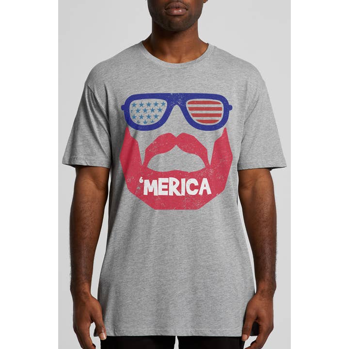 Merica tröja med skägg och solglasögon för wholesale av Bella Me