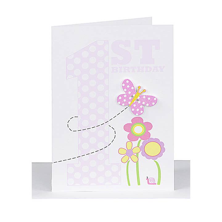 Lil's Cards – Engroshandel Fødselsdagskort – Engros tillykke med 1. fødselsdag gavekort