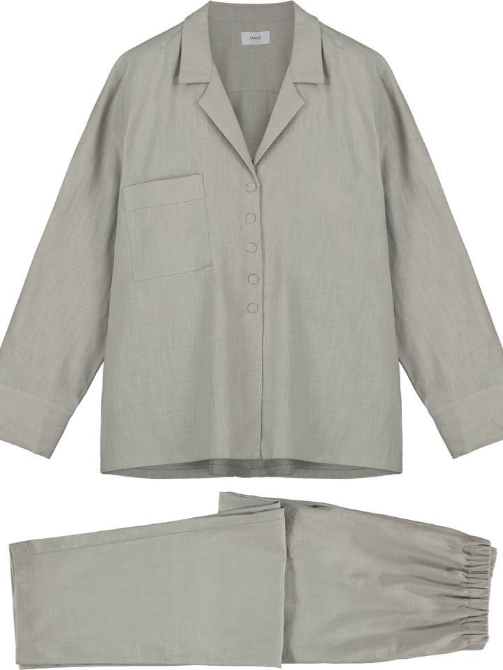 Set da salotto in lino Grace - Grigio per la vendita all'ingrosso da parte di LAAYO HOME