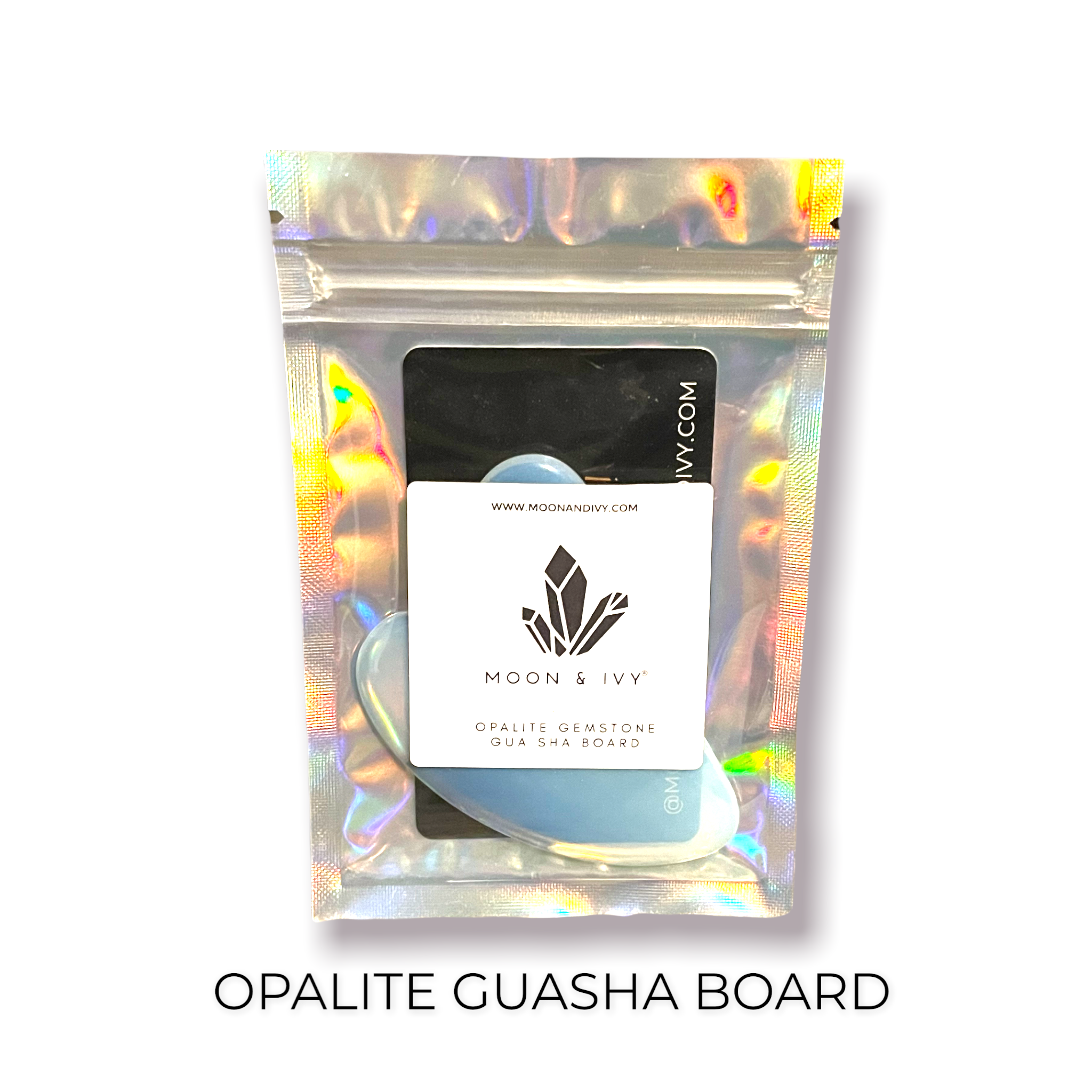 Moon & Ivy - Wholesale Gua Sha Tool - Opalite GuaSha Board0