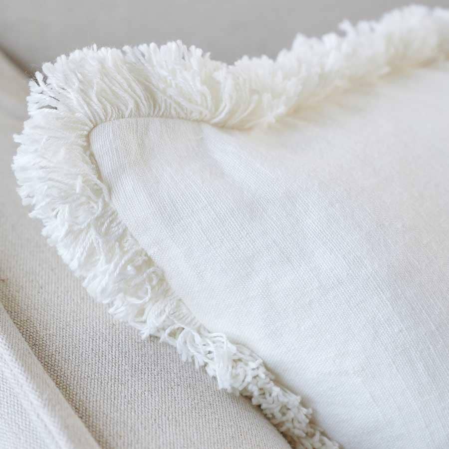 Off White Luca® Boho hørpudebetræk - råhvid for engroshandel på Faire4