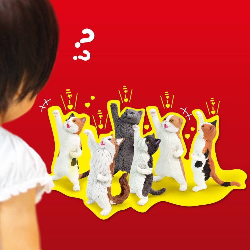Hakubundo - Wholesale Decorative Figurine - 【JAPANESE BLIND BOX】NYAOOOO!! FIST PUMP CAT SURPRISE BOX10