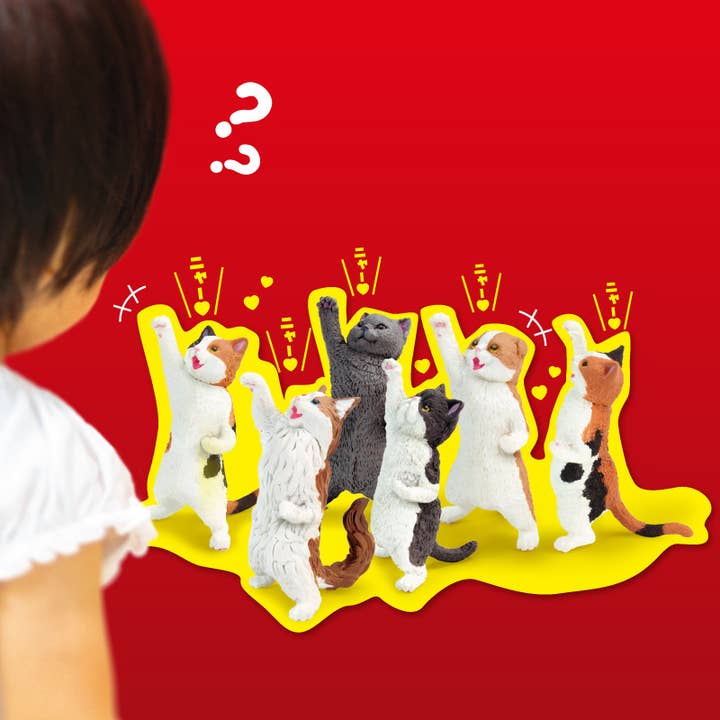 Hakubundo - Wholesale Decorative Figurine - 【JAPANESE BLIND BOX】NYAOOOO!! FIST PUMP CAT SURPRISE BOX10