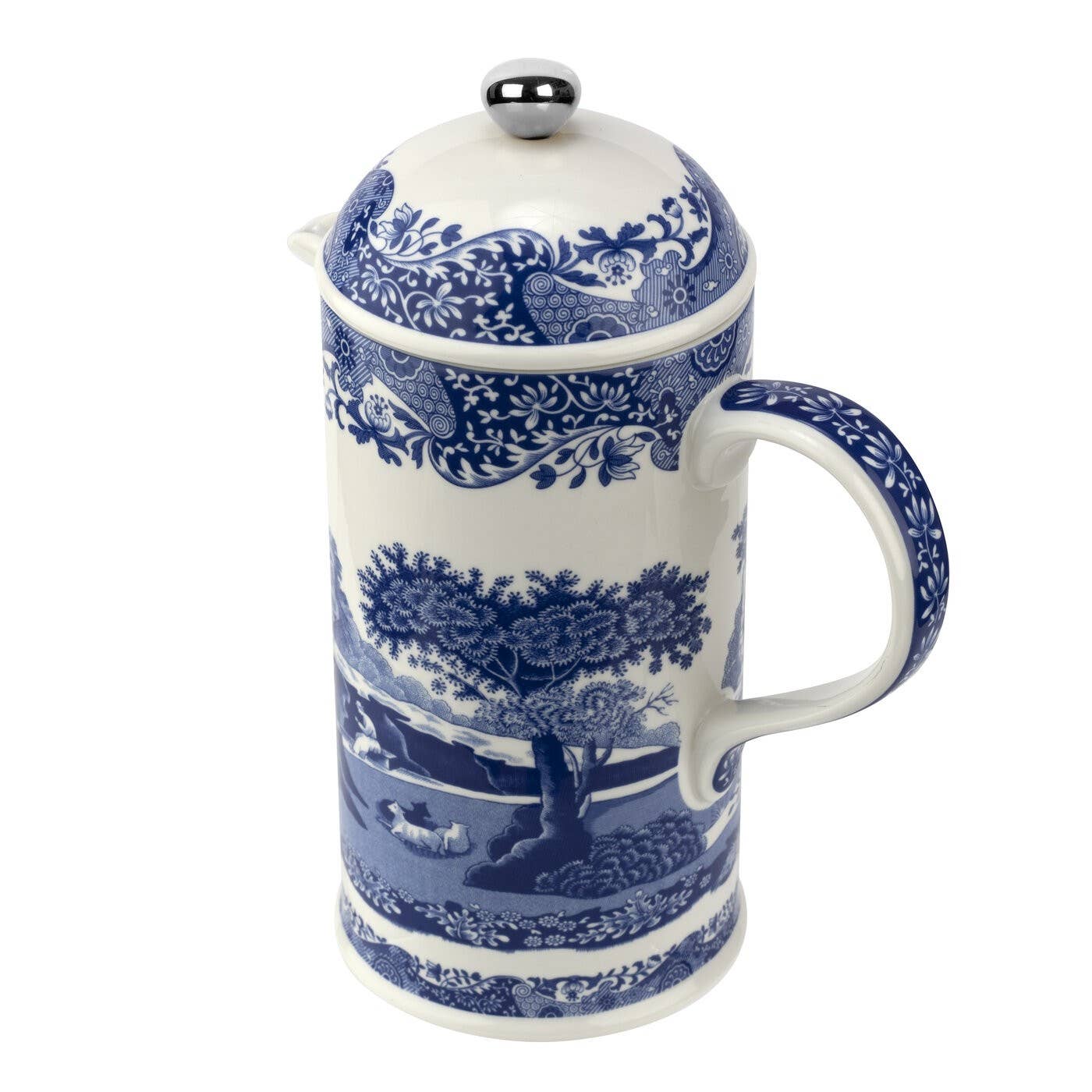 Portmeirion, Spode, Pimpernel, Nacthmann, Wrendale Designs - Wholesale Coffee Machine - Spode Blue Italian 28oz Cafetiere2