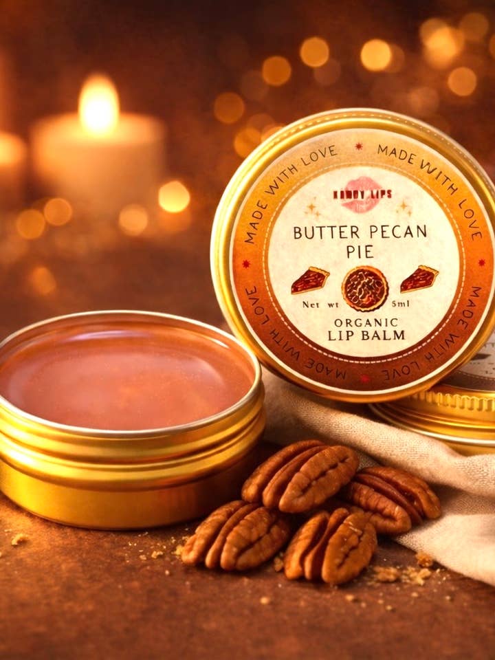 ORGANISCHE LIPBALSEM MET BOTERPECAN GEUR voor wholesale door KANDY AROMA