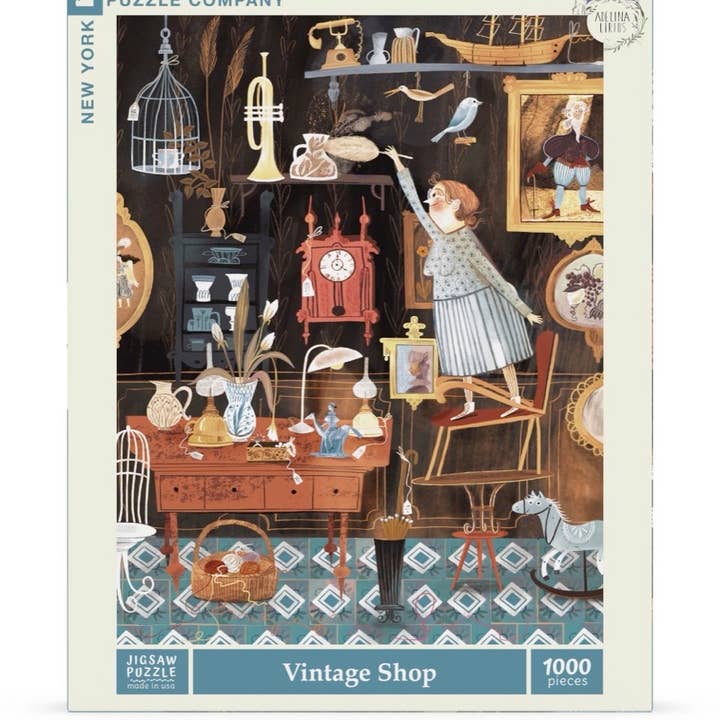 New York Puzzle Company - Wholesale Puzzle - Adult - Vintage Shop - 1000 Piece Jigsaw Puzzle
