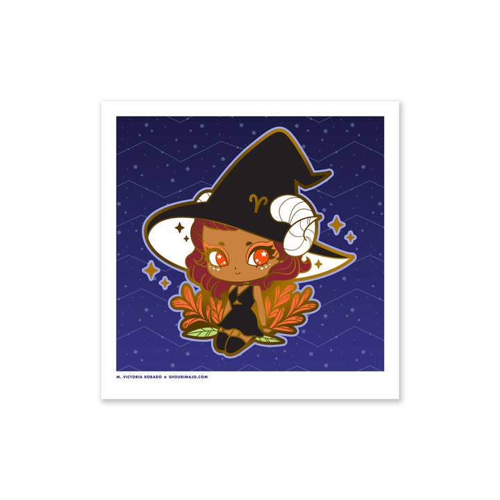 SHOURIMAJO - Wholesale Art Print - Art Prints Zodiac Chibi Witches