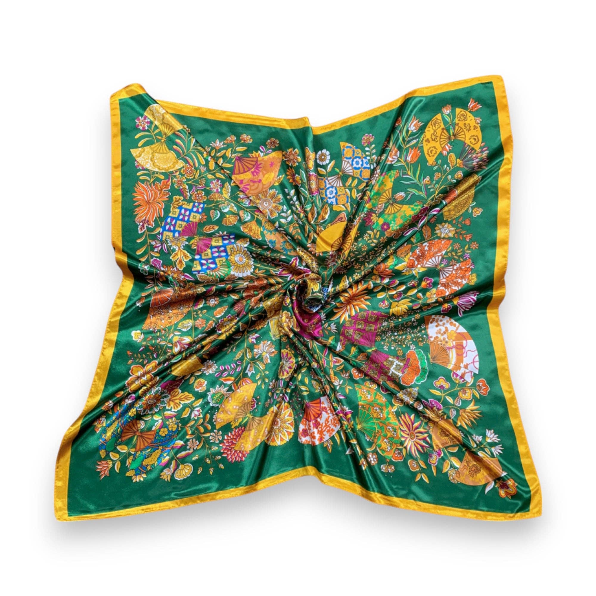 Lili Scarves (US Duty Free) - Wholesale Scarf - Women's - Butterfly Pattern Silk Touch Square Scarf2