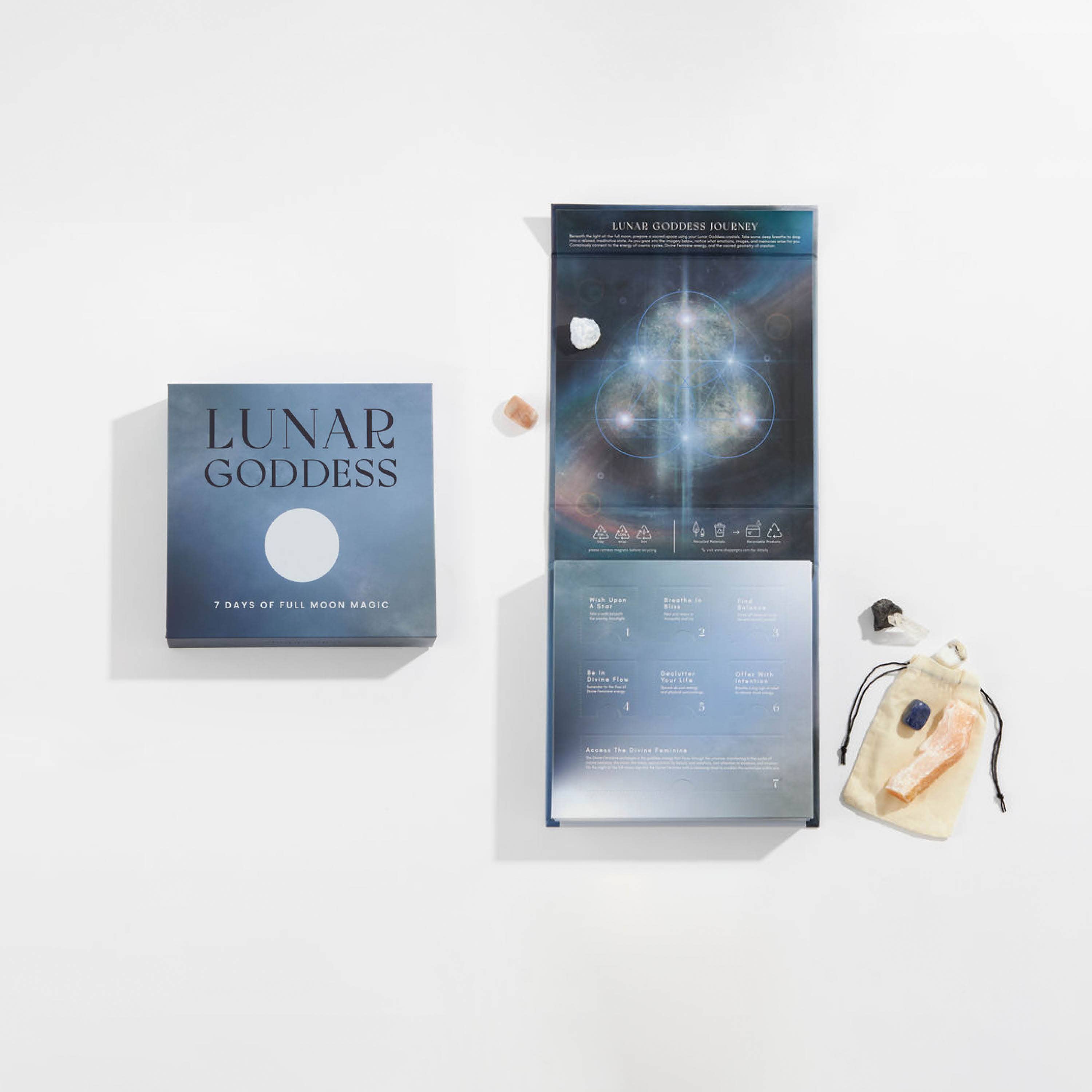 GeoCentral - Wholesale Advent Calendar - Lunar Goddess Crystal Countdown Box (Advent-Style Box) 🌕6