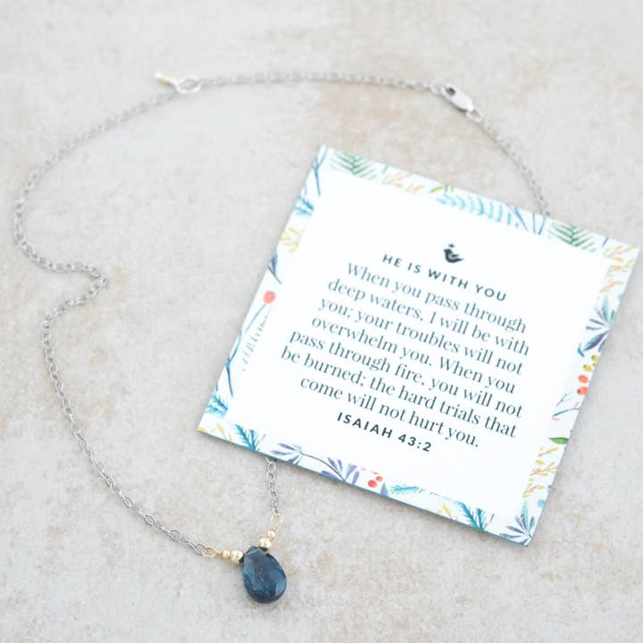 Deep Waters Necklace for wholesale by Holly Lane Christian Jewelry