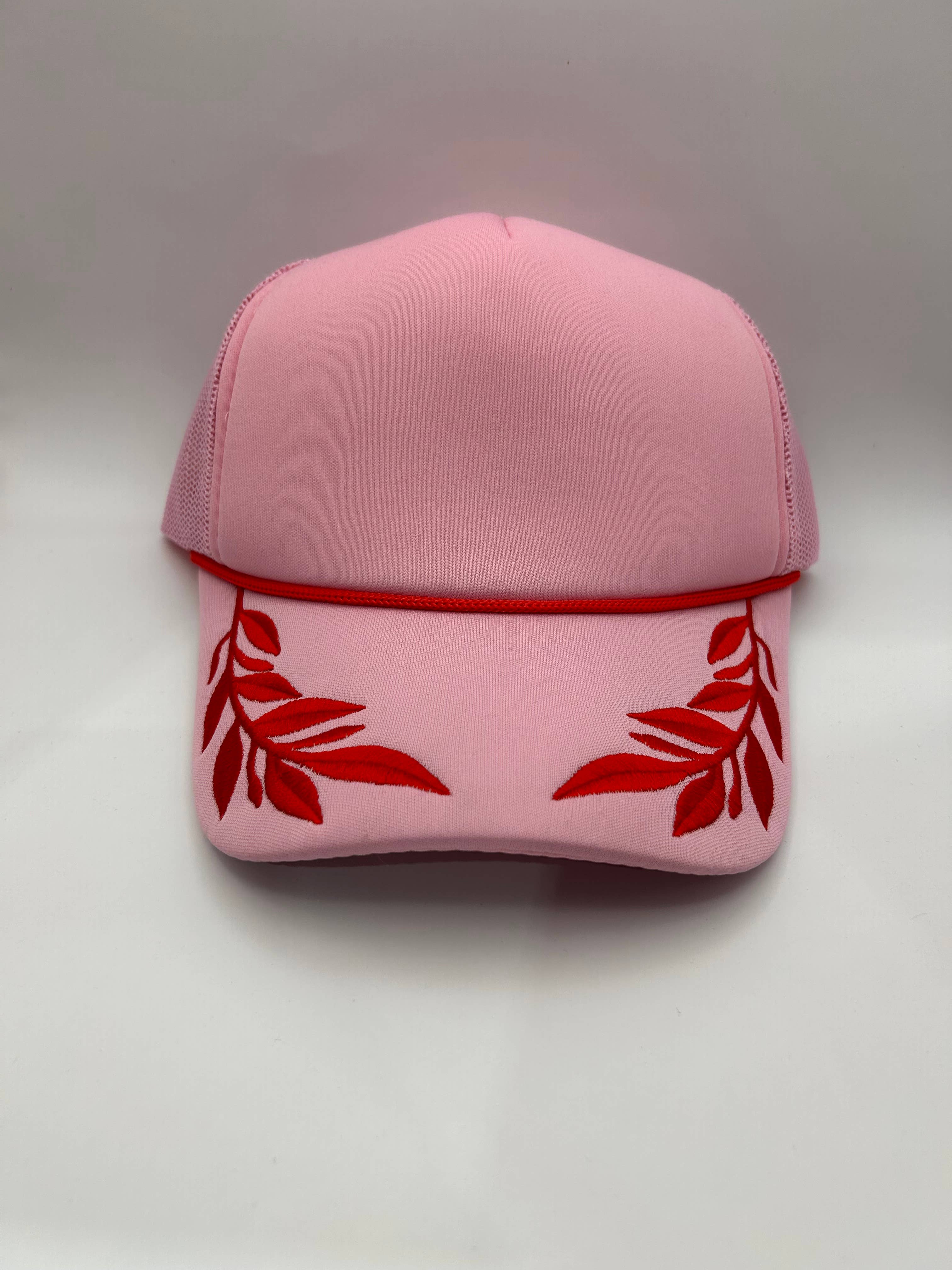 Vibes Hat Company - Wholesale Trucker Hat - Women's - Vibes Pink Captain Foam Trucker | Hat Bar | Blank Caps