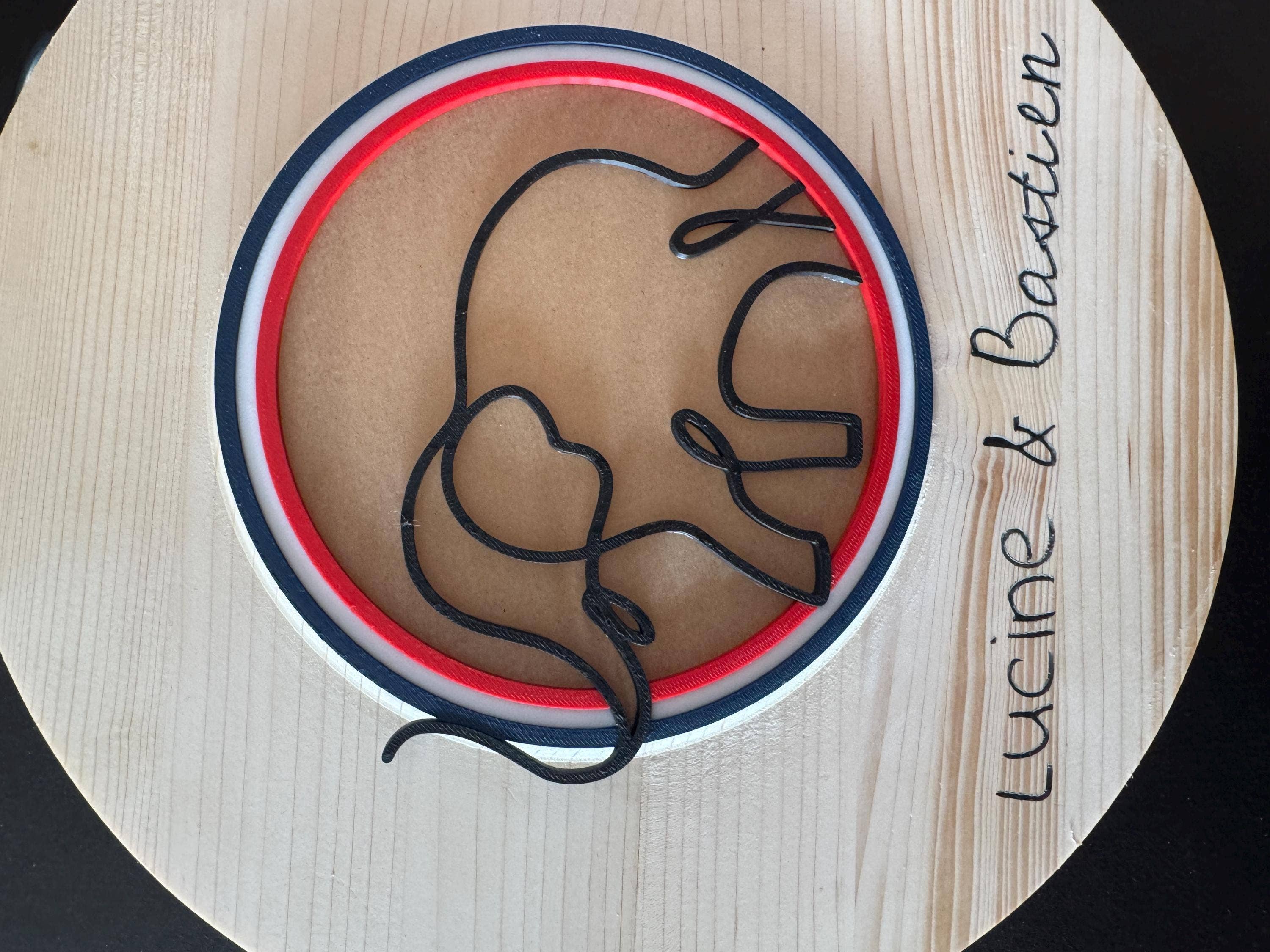 Lucine & Bastien - Wholesale Wall Sign - Custom Handmade Indoor Neon Sign - Wood and Bioplastic Design4