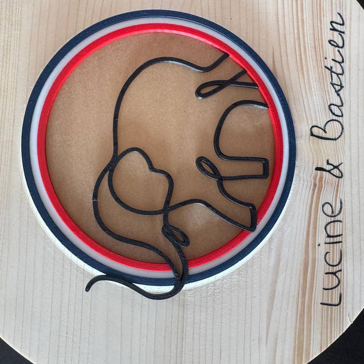 Lucine & Bastien - Wholesale Wall Sign - Custom Handmade Indoor Neon Sign - Wood and Bioplastic Design4