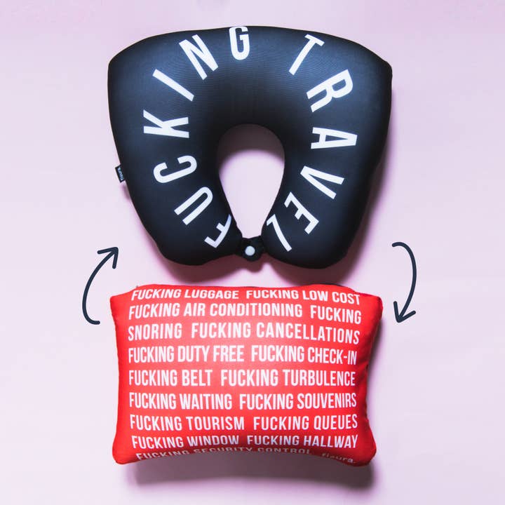 Fisura - Wholesale Travel Pillow - 2in1 Pillow “Putain De Voyage”1