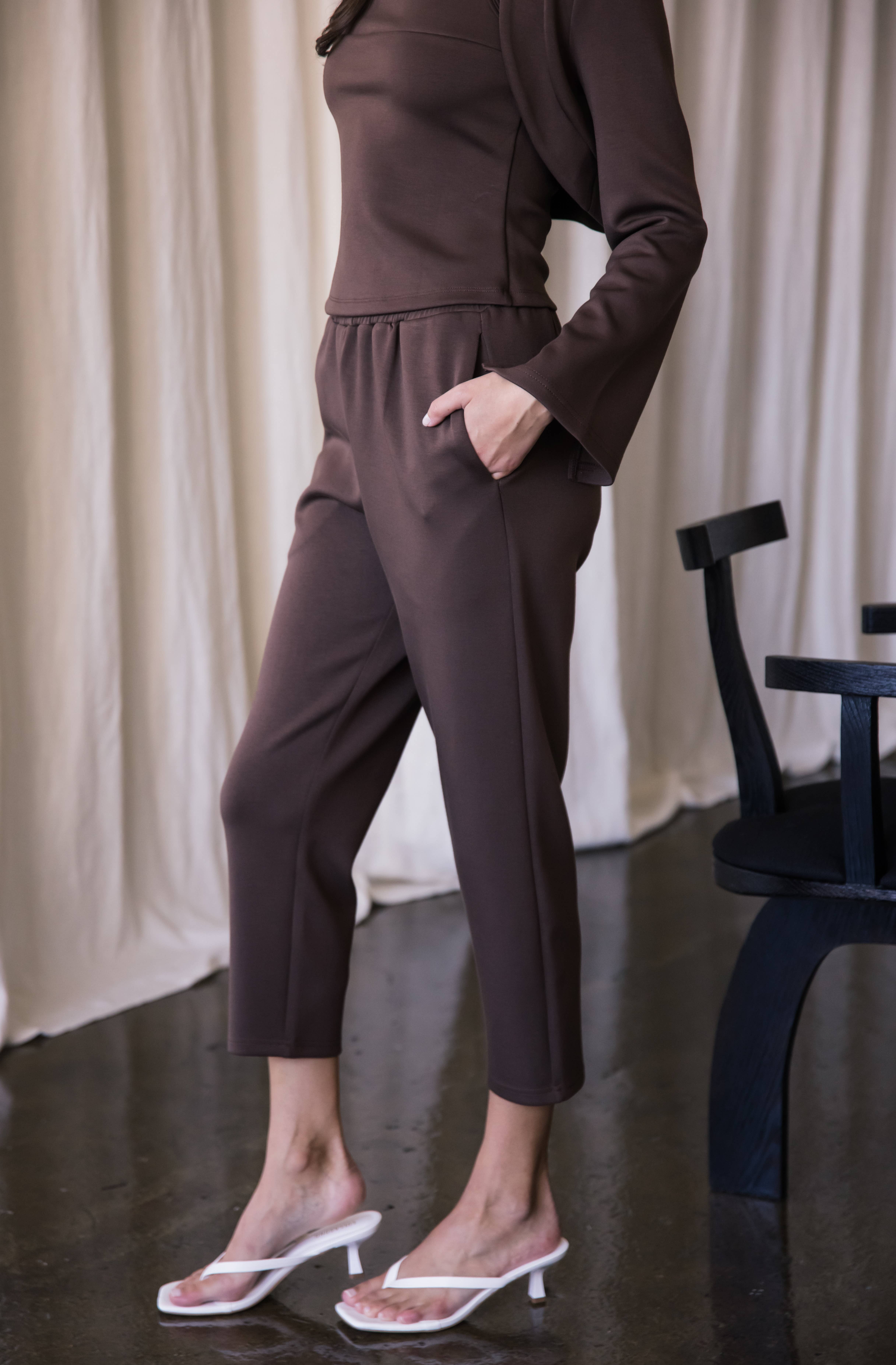 P. CILL - Wholesale Pants - Women's - P. CILL Butter Modal Waist Band Ankle Pants20