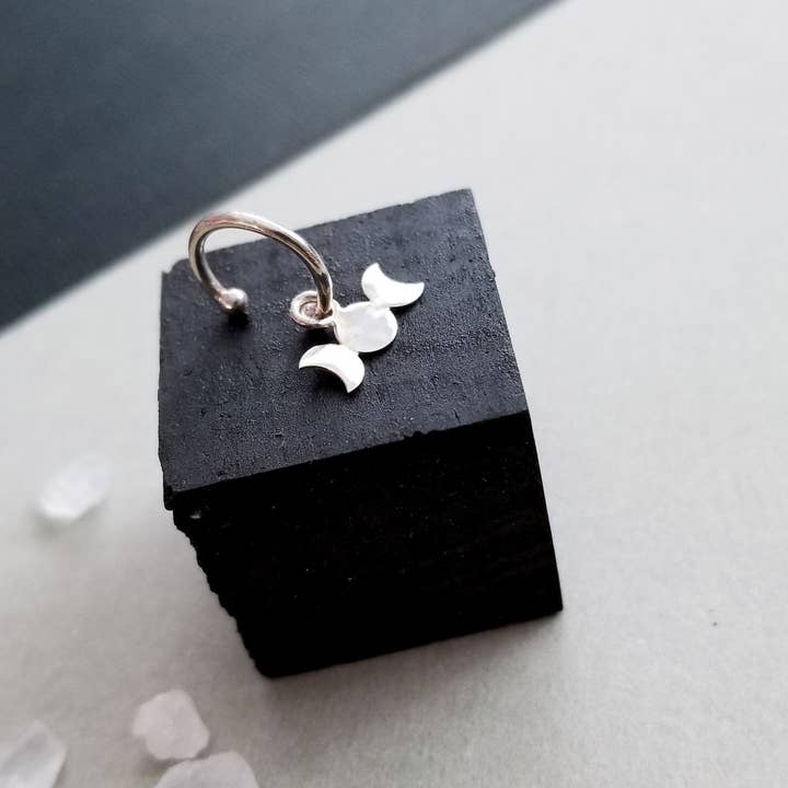 Inchoo bijoux inc - Vente Anneau à lèvre - Anneau de lèvre pendante phase de lune5