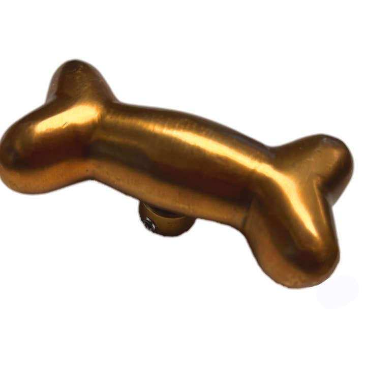 Festive Faucets - Vente Bibelots/décorations d'extérieur - Poignée de robinet d'extérieur décorative en os de chien Festive Robects