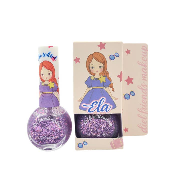 diel friends llc - Wholesale Nail Polish - Kids - Ela Violet water nail polish